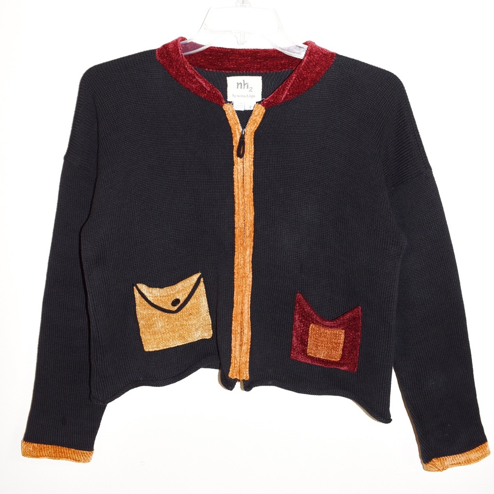 Vintage Norma & Hyla Hand Loomed Sweater Chenille